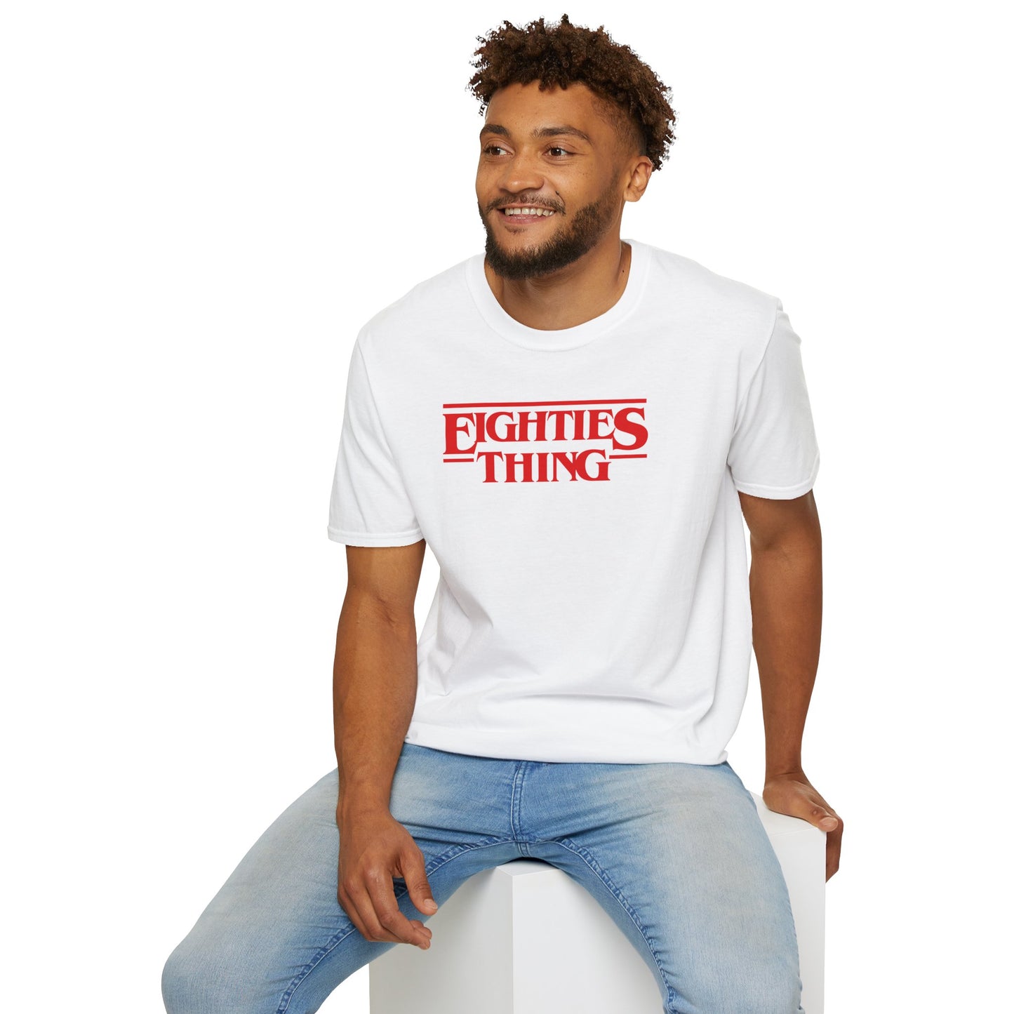 EIGHTIES THING Unisex Softstyle 100% Cotton T-Shirt