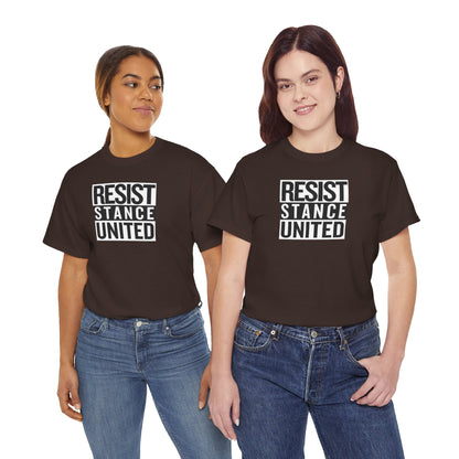 RESIST STANCE UNITED Unisex Heavy Cotton Tee