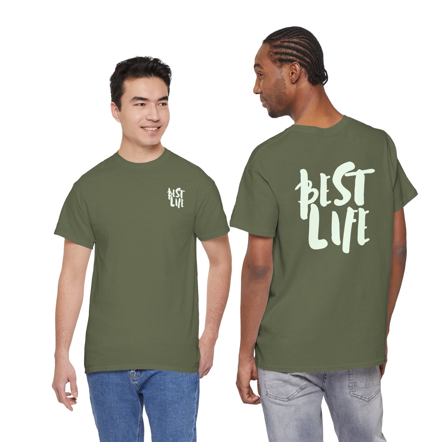 BEST LIFE Unisex Heavy Cotton Tee