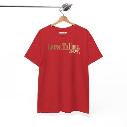 LICENSE TO CHILL 00Zzz Unisex Heavy Cotton Tee