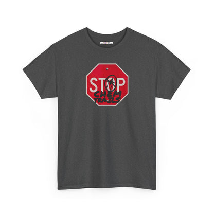 STOP chem trails Unisex Heavy Cotton Tee
