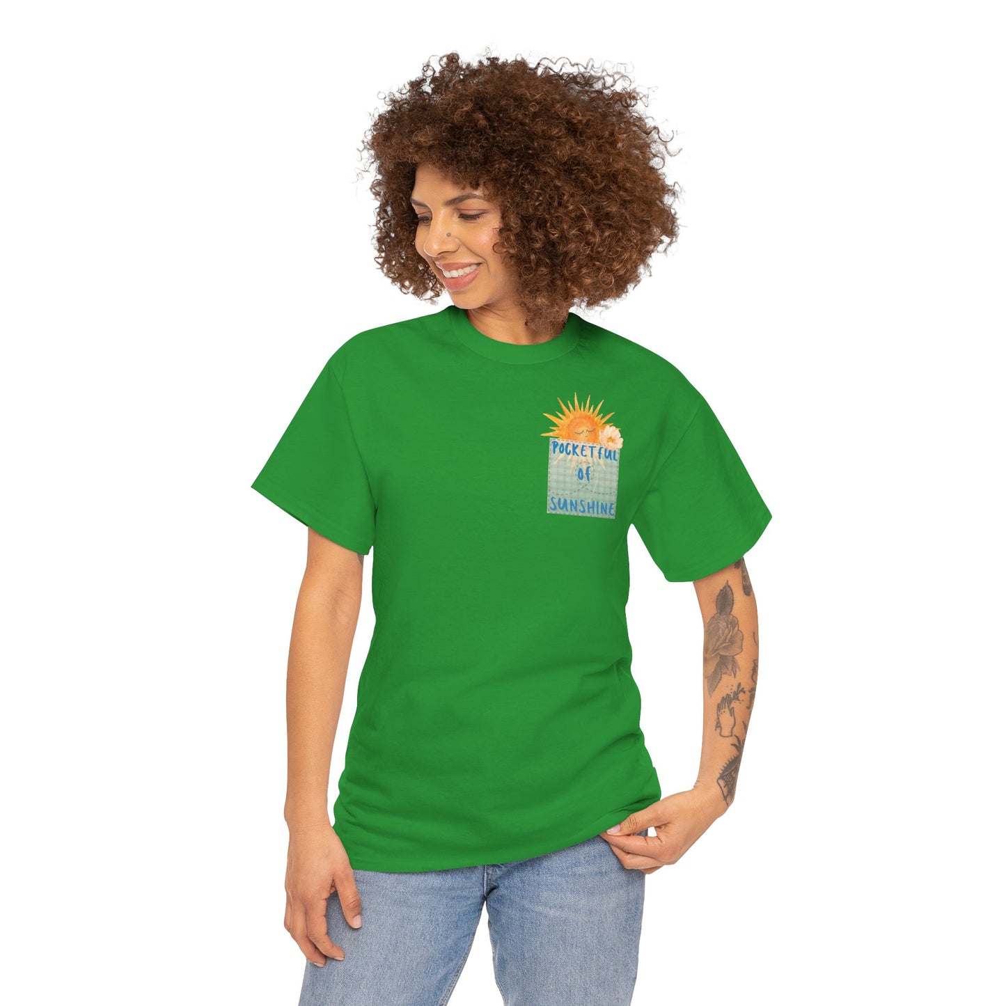POCKETFUL OF SUNSHINE Unisex Heavy Cotton Tee