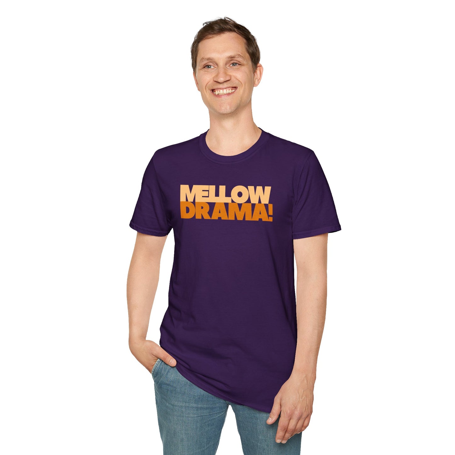 mellow DRAMA! Unisex Softstyle 100% Cotton T-Shirt