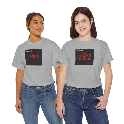 the PEACE ghost in the war-machine Unisex Heavy Cotton Tee