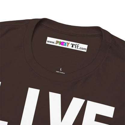 LIVE LOVE Unisex Heavy Cotton Tee