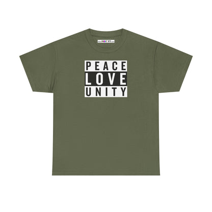 PEACELOVEUNITY Unisex Heavy Cotton Tee