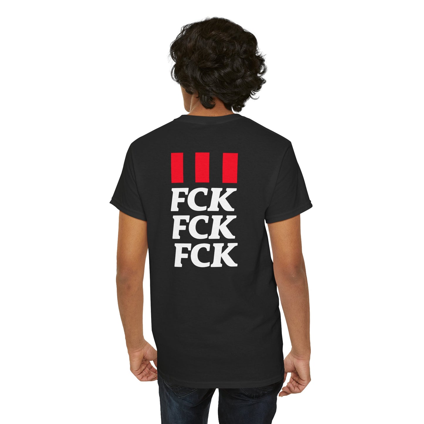 FCK FCK FCK Unisex Heavy Cotton Tee