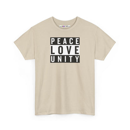 PEACELOVEUNITY Unisex Heavy Cotton Tee