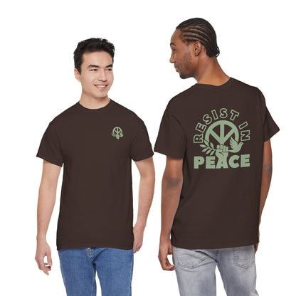 RESIST IN PEACE Unisex Heavy Cotton Tee