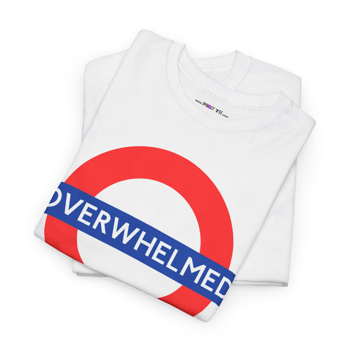 OVERWHELMED Unisex Heavy Cotton Tee