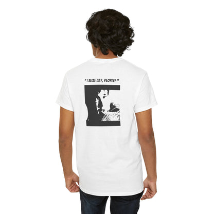 CARPE DIEM "I SEIZE DAY, PEOPLE" Unisex Heavy Cotton Tee