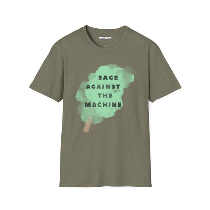 SAGE AGAINST THE MACHINE Unisex Softstyle 100% Cotton T-Shirt