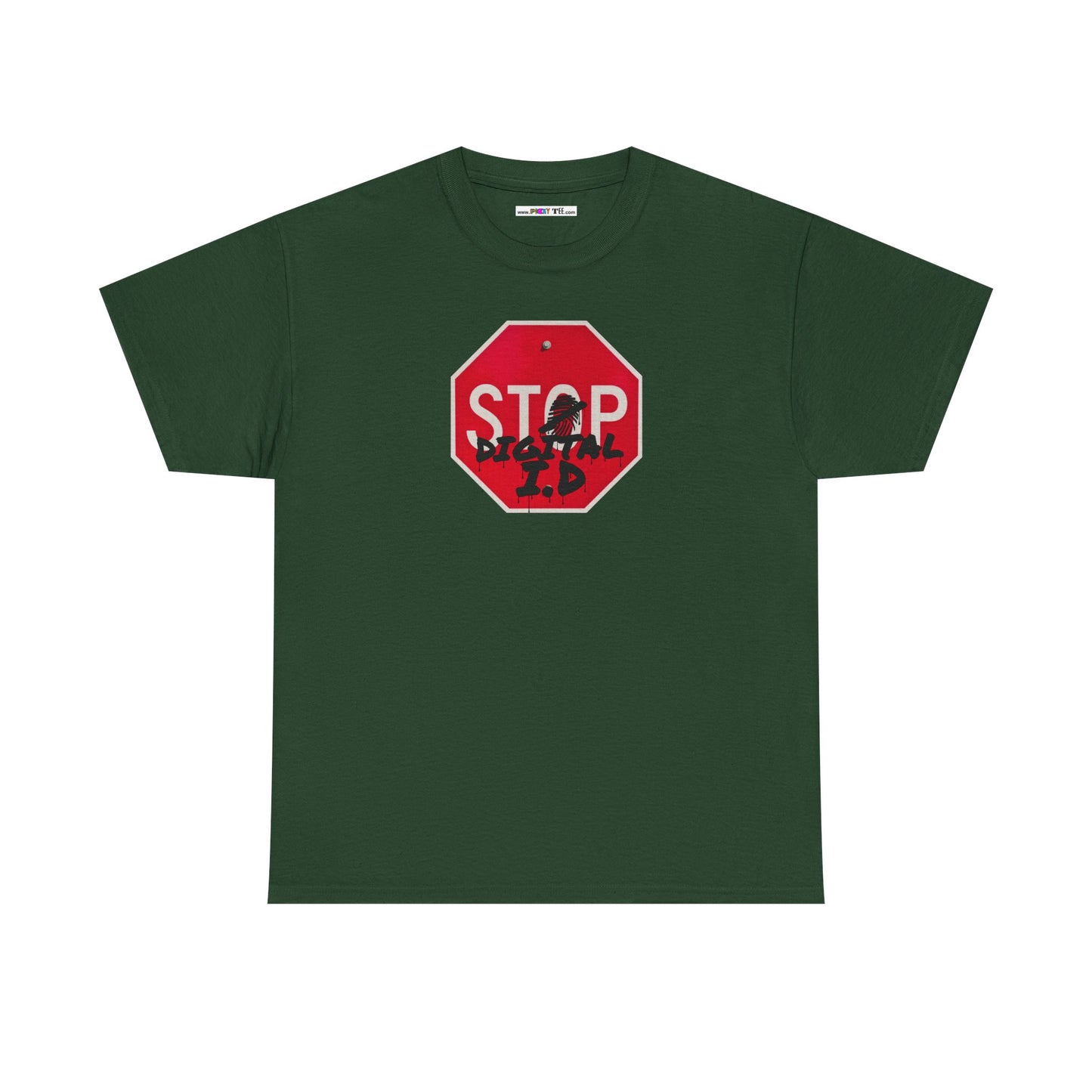 STOP digital i.d Unisex Heavy Cotton Tee
