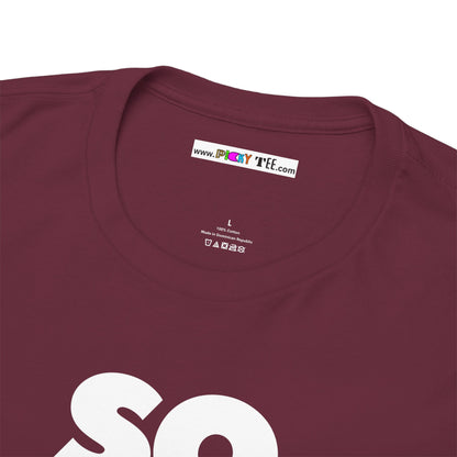 SO OVER IT Unisex Heavy Cotton Tee
