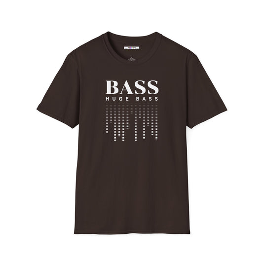 BASS HUGE BASS Unisex Softstyle 100% Cotton T-Shirt