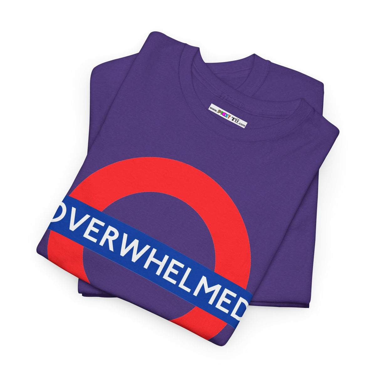 OVERWHELMED Unisex Heavy Cotton Tee