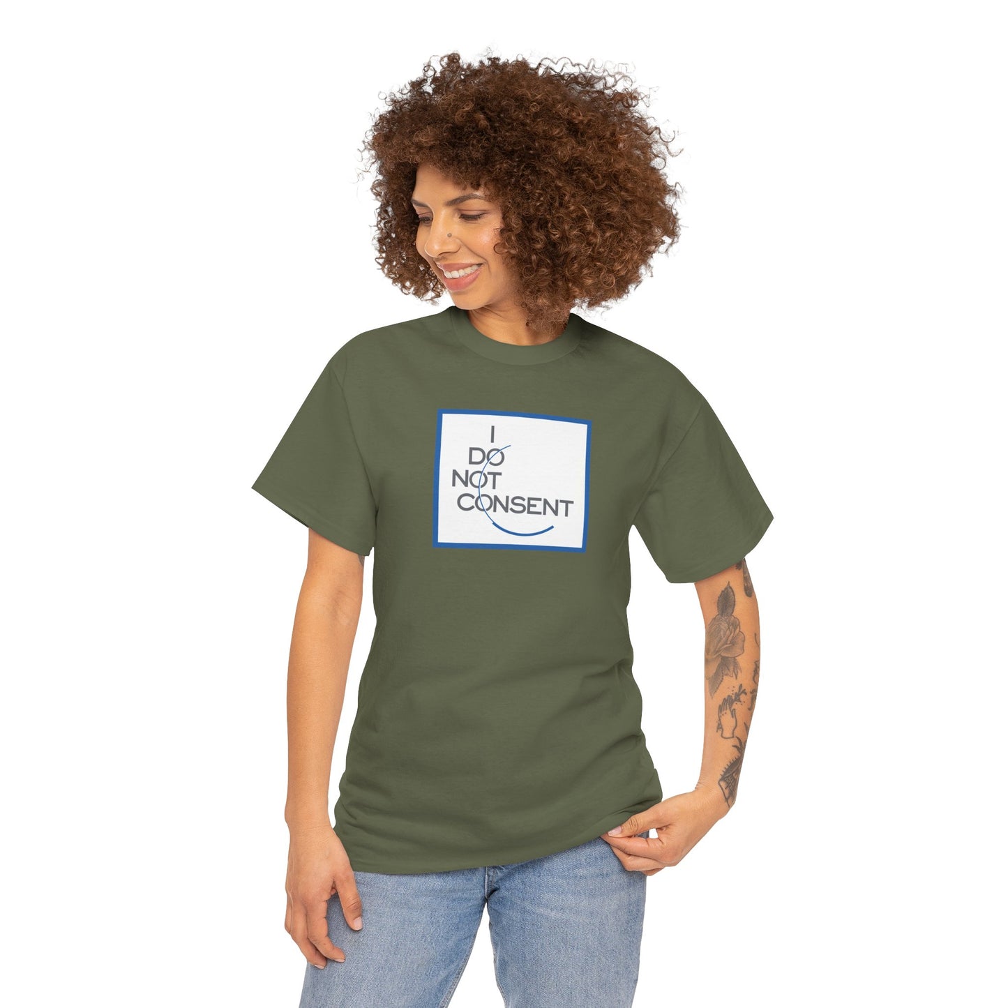 I DO NOT CONSENT Unisex Heavy Cotton Tee