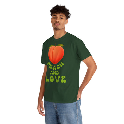 PEACH AND LOVE Unisex Heavy Cotton Tee