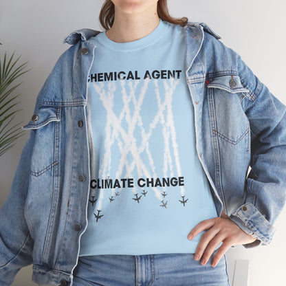 CHEMICAL AGENT/CLIMATE CHANGE Unisex Heavy Cotton Tee