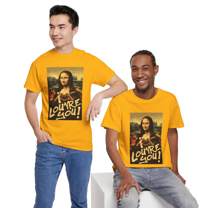 I LOUVRE YOU! Unisex Heavy Cotton Tee