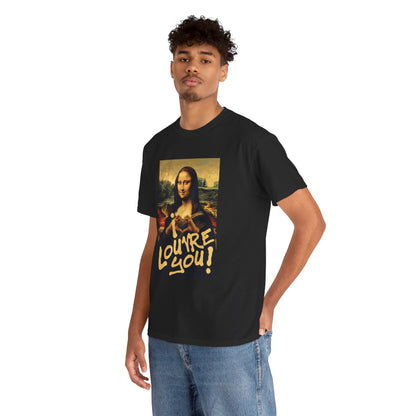 I LOUVRE YOU! Unisex Heavy Cotton Tee