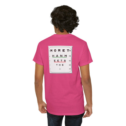 MORE THAN MEETS THE I TEST Unisex Heavy Cotton Tee