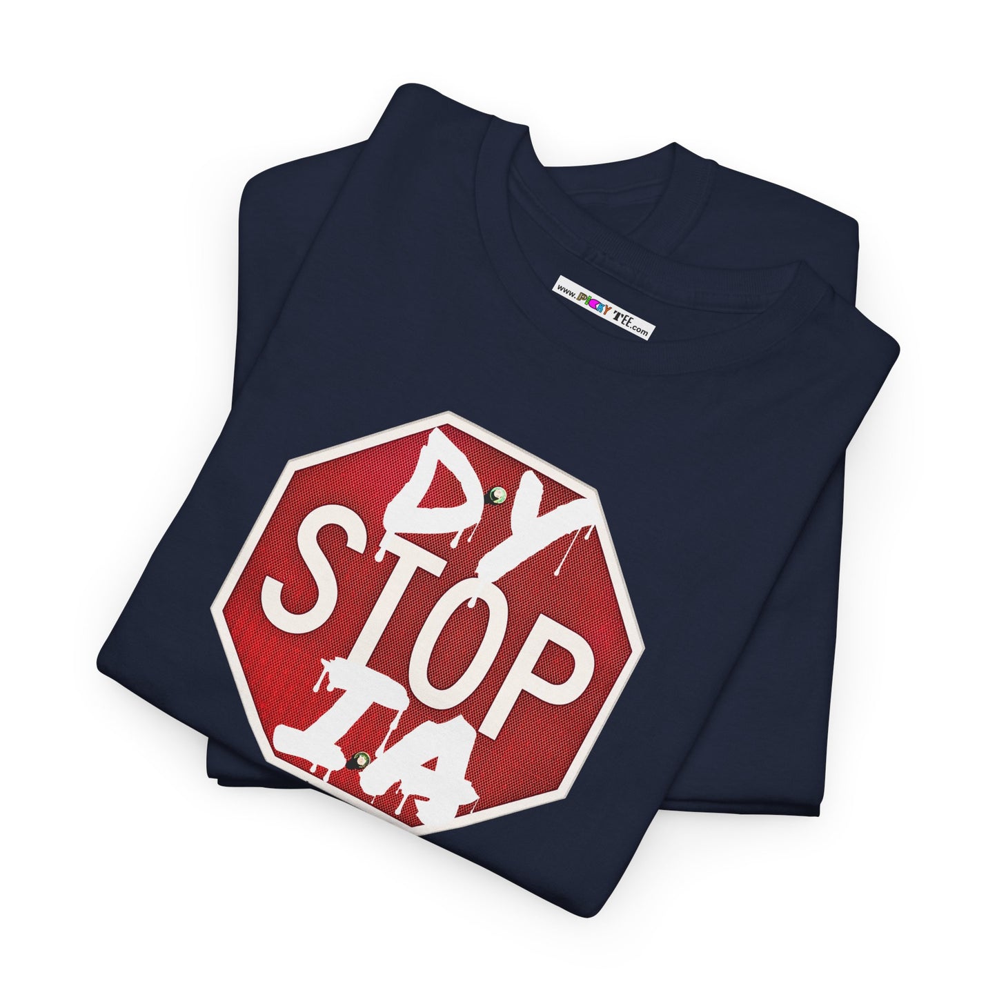 STOP DYSTOPIA Unisex Heavy Cotton Tee
