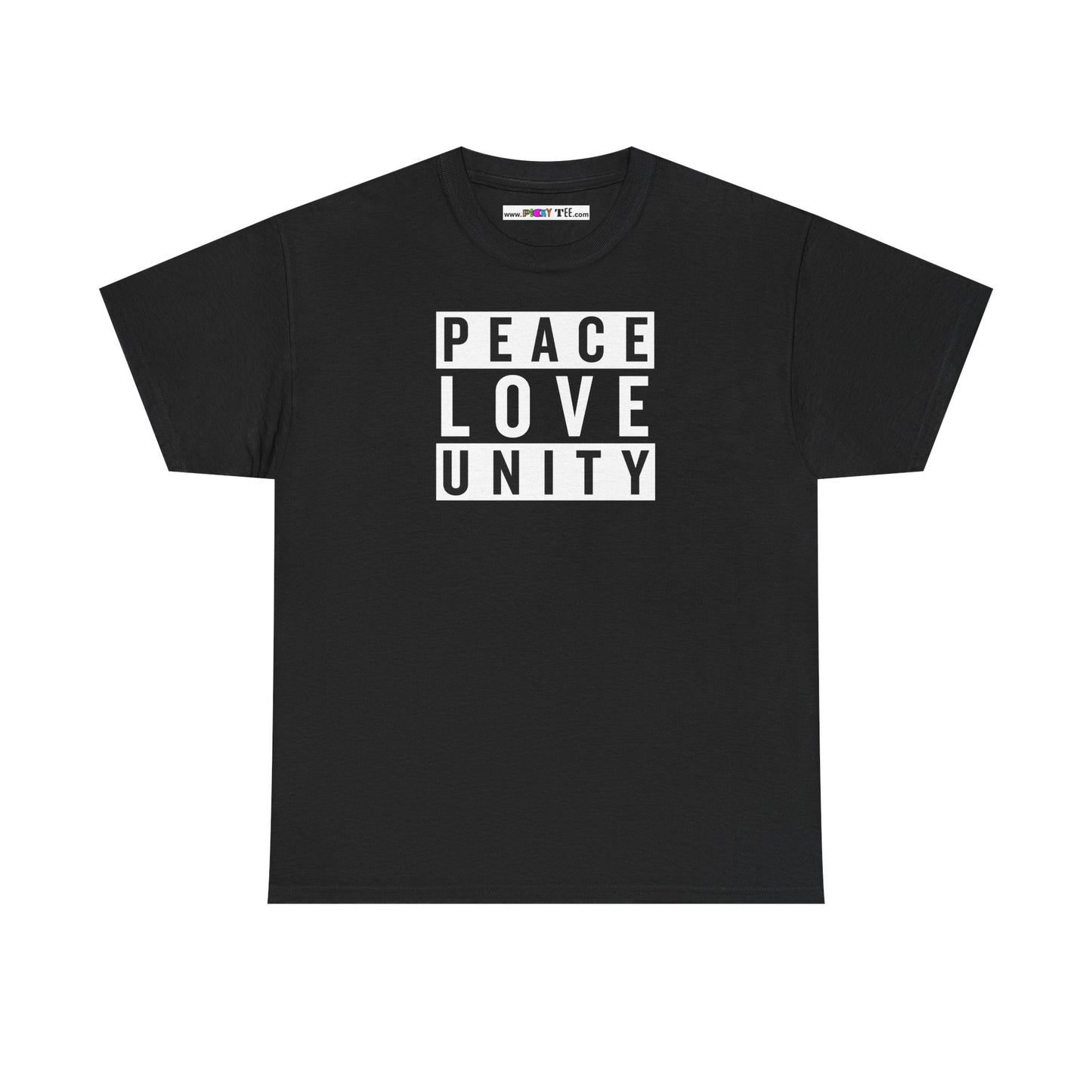 PEACELOVEUNITY Unisex Heavy Cotton Tee