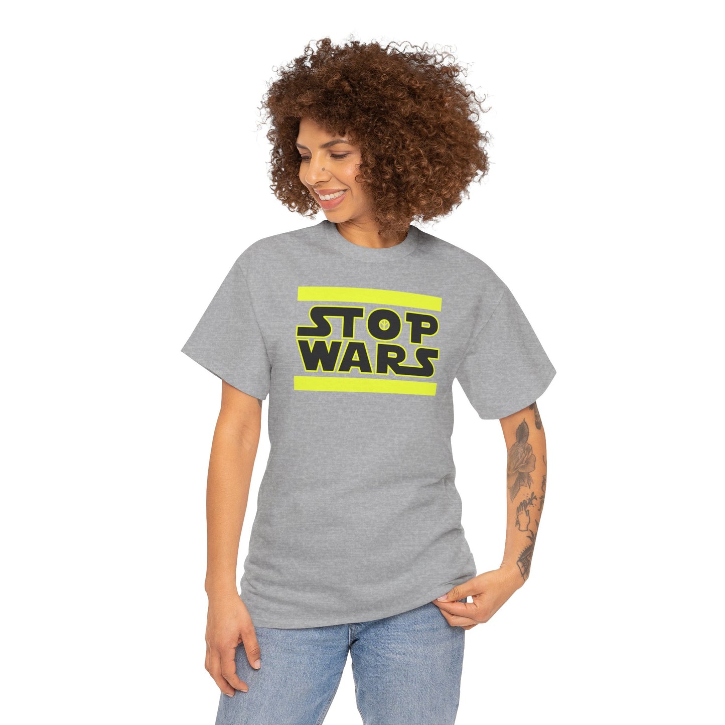 STOP WARS Unisex Heavy Cotton Tee