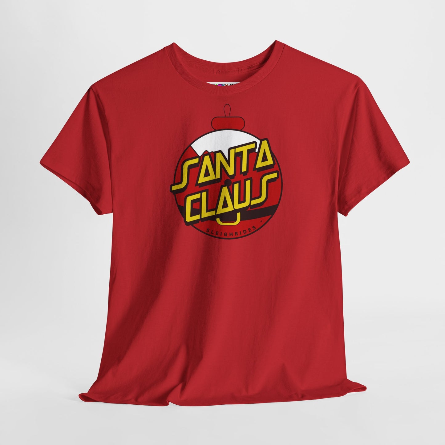 SANTA CLAUS SLEIGHRIDES Unisex Heavy Cotton Tee