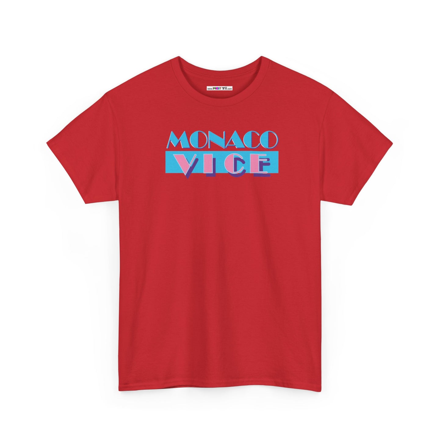 MONACO VICE Unisex Heavy Cotton Tee
