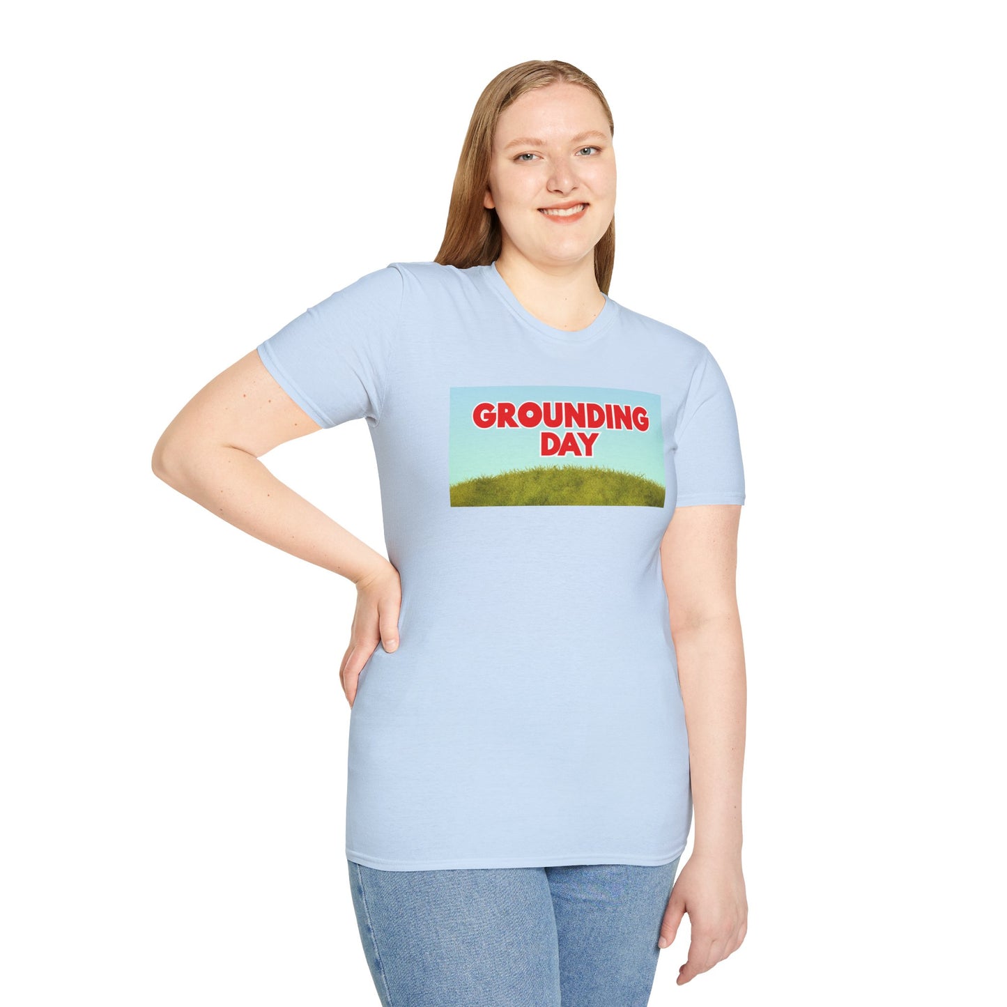 GROUNDING DAY Unisex Softstyle 100% Cotton T-Shirt