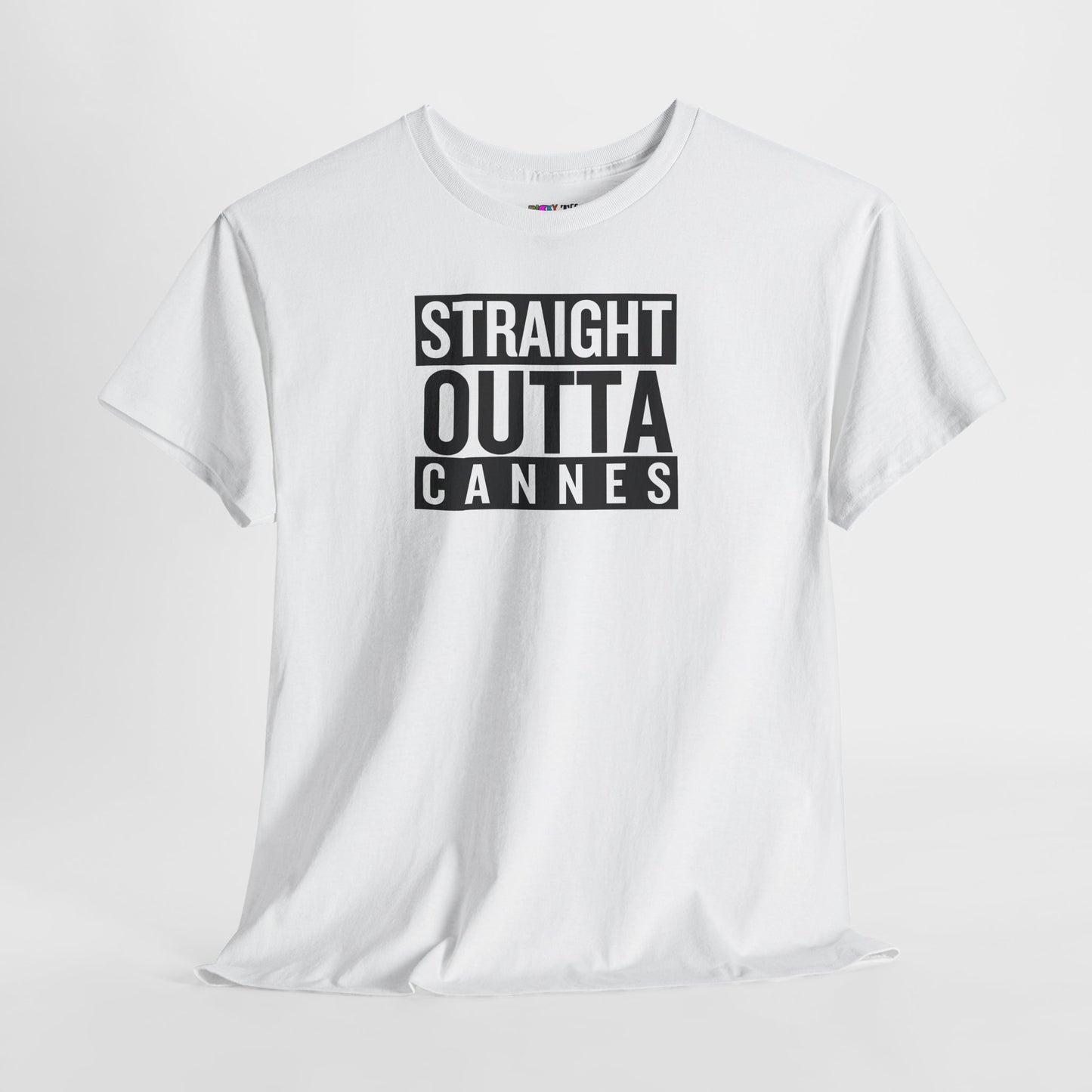 STRAIGHT OUTTA CANNES Unisex Heavy Cotton Tee