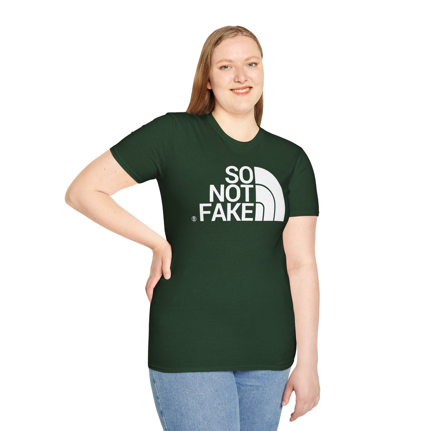 SO NOT FAKE Unisex Softstyle 100% Cotton T-Shirt