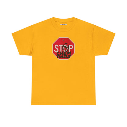STOP chem trails Unisex Heavy Cotton Tee