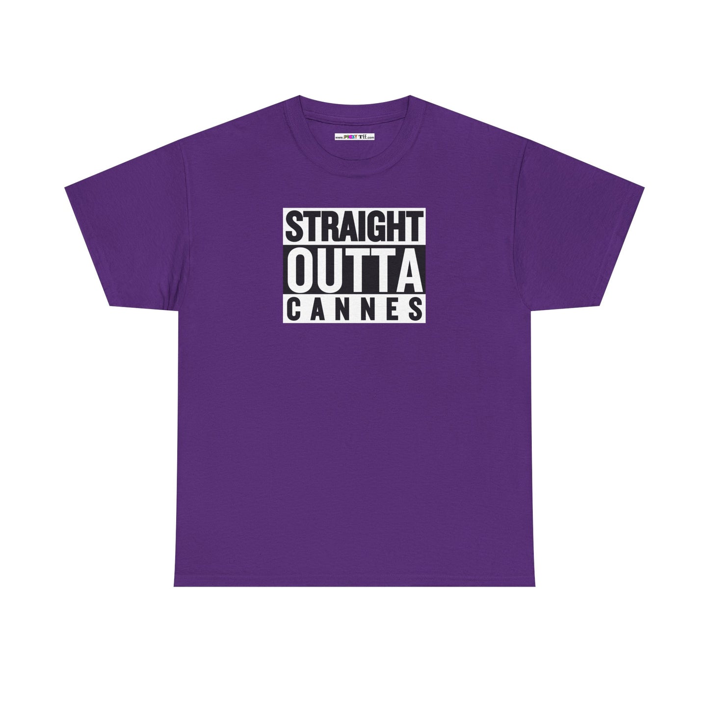 STRAIGHT OUTTA CANNES Unisex Heavy Cotton Tee
