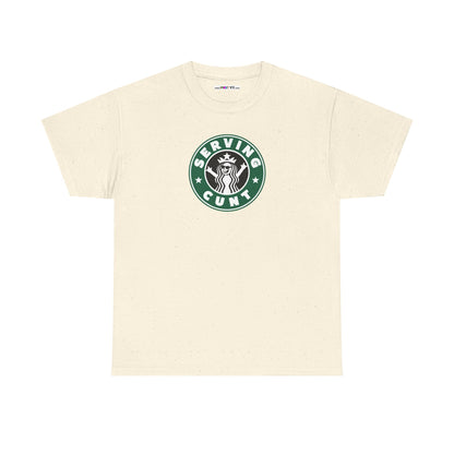 SERVINGCUNT Unisex Heavy Cotton Tee