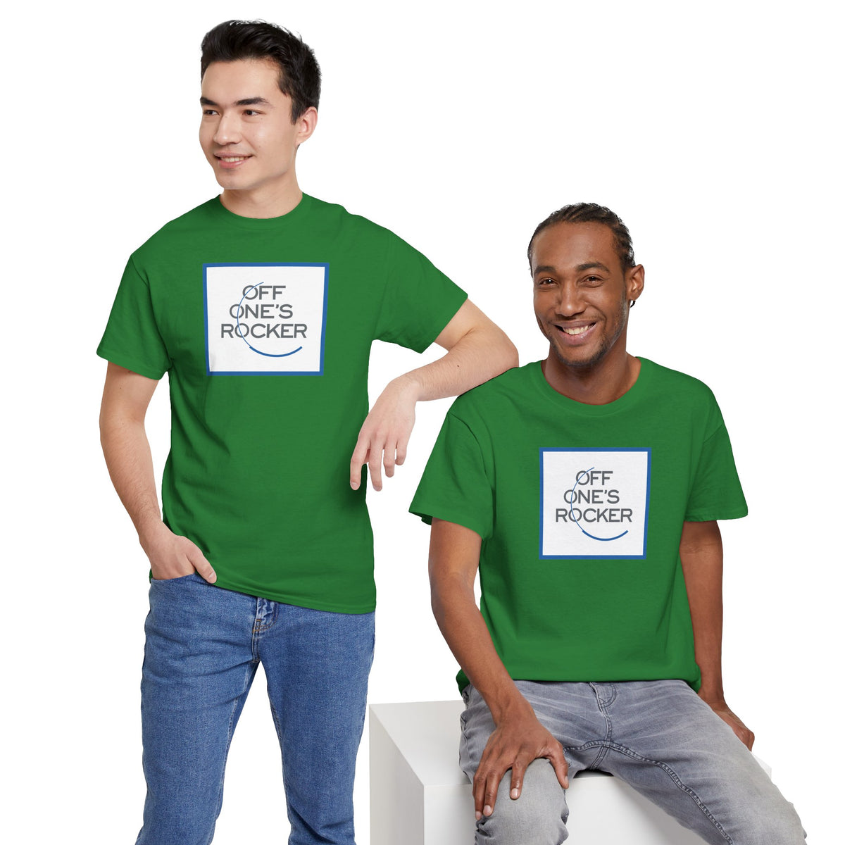 OFF ONE'S ROCKER Unisex Heavy Cotton Tee