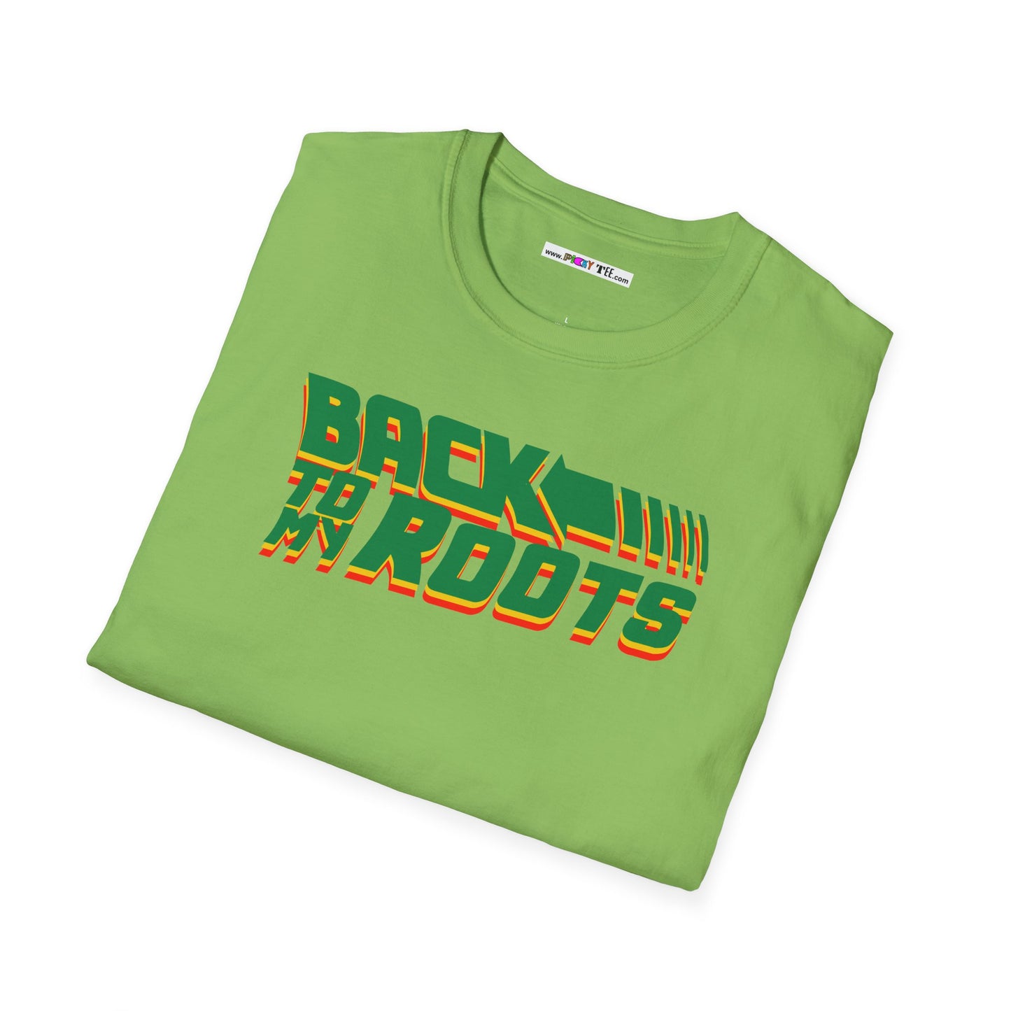 BACK TO MY ROOTS Unisex Softstyle 100% Cotton T-Shirt