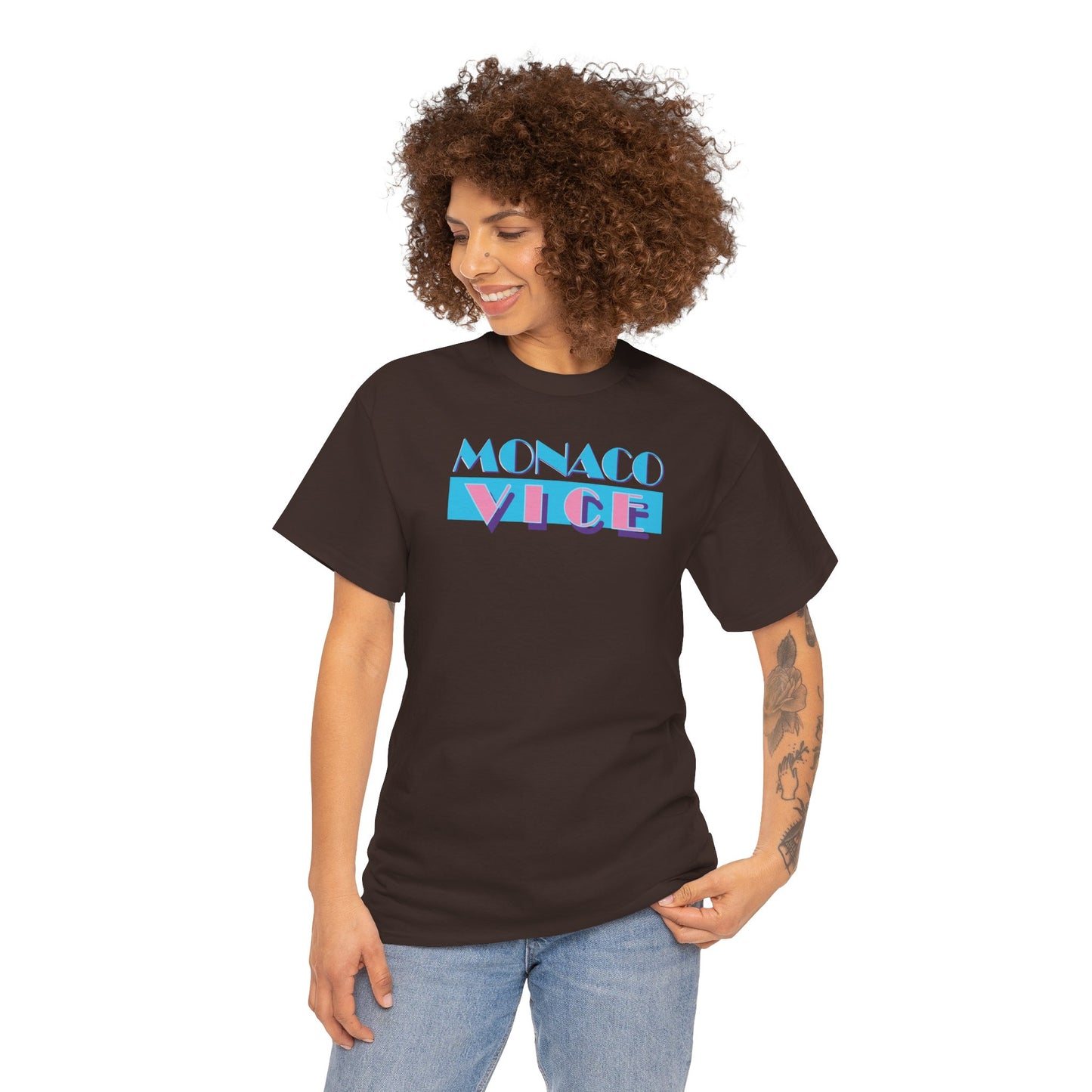 MONACO VICE Unisex Heavy Cotton Tee