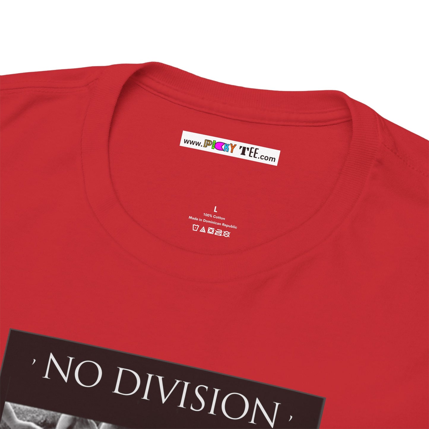 'NO DIVISION' LOVE WILL TREAD US A PATH Unisex Heavy Cotton Tee