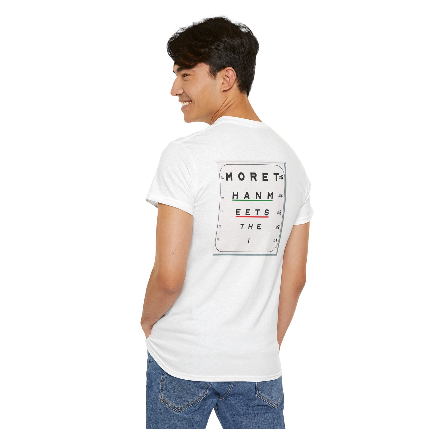 MORE THAN MEETS THE I TEST Unisex Heavy Cotton Tee