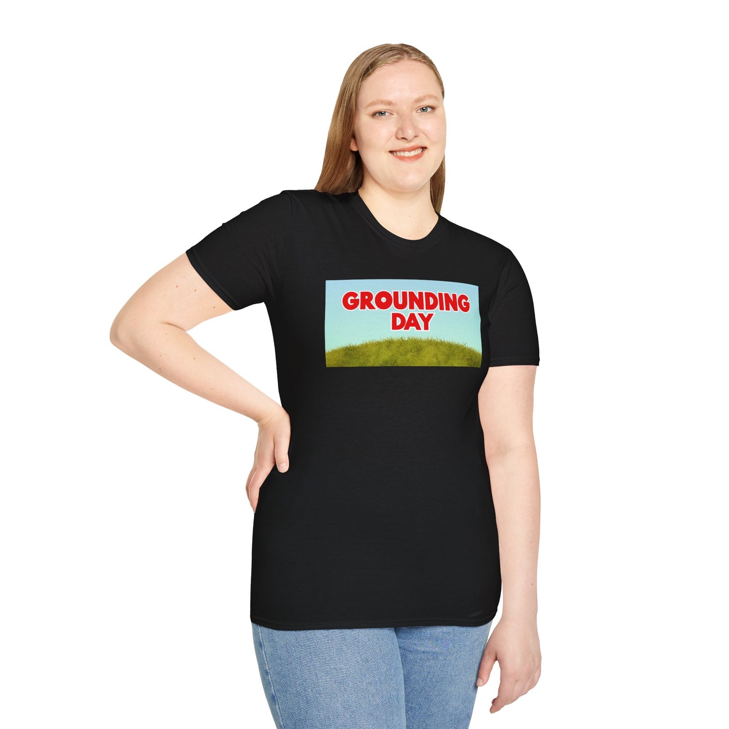 GROUNDING DAY Unisex Softstyle 100% Cotton T-Shirt