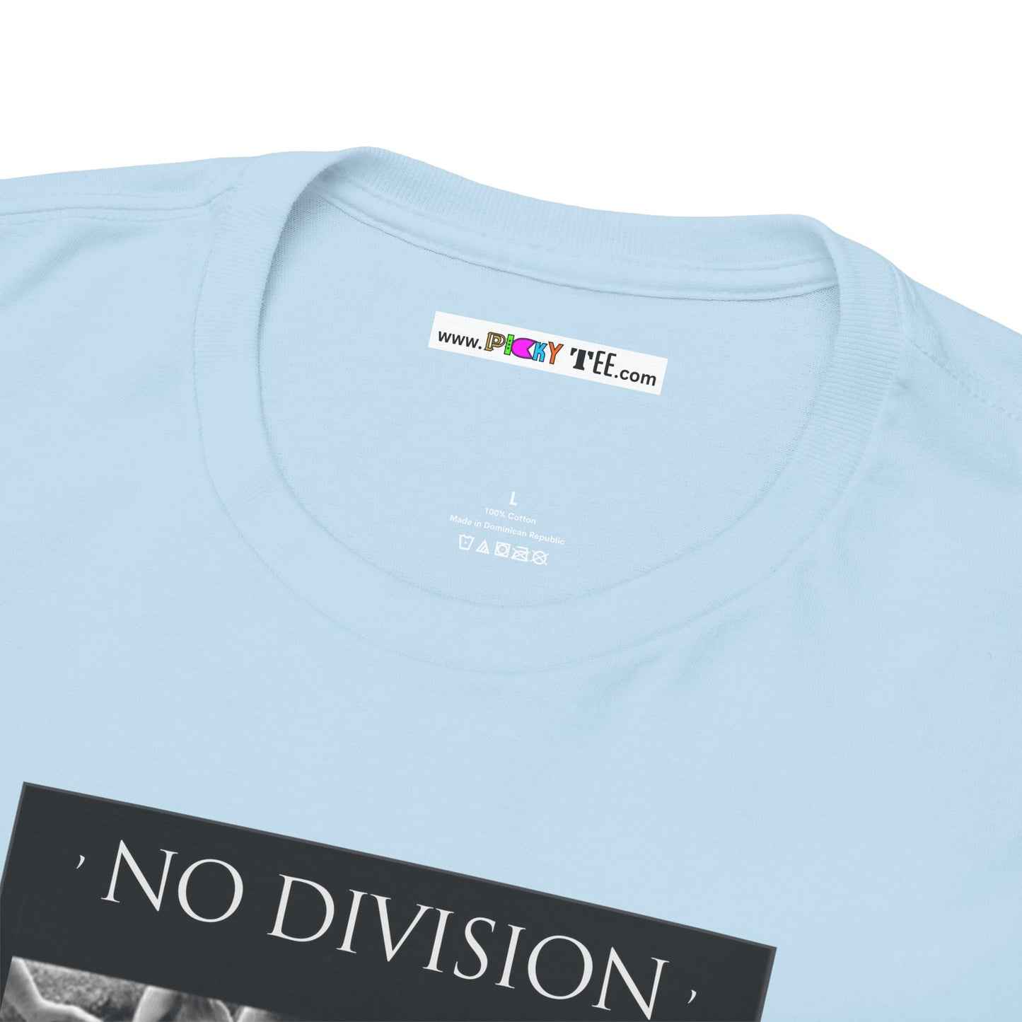 'NO DIVISION' LOVE WILL TREAD US A PATH Unisex Heavy Cotton Tee