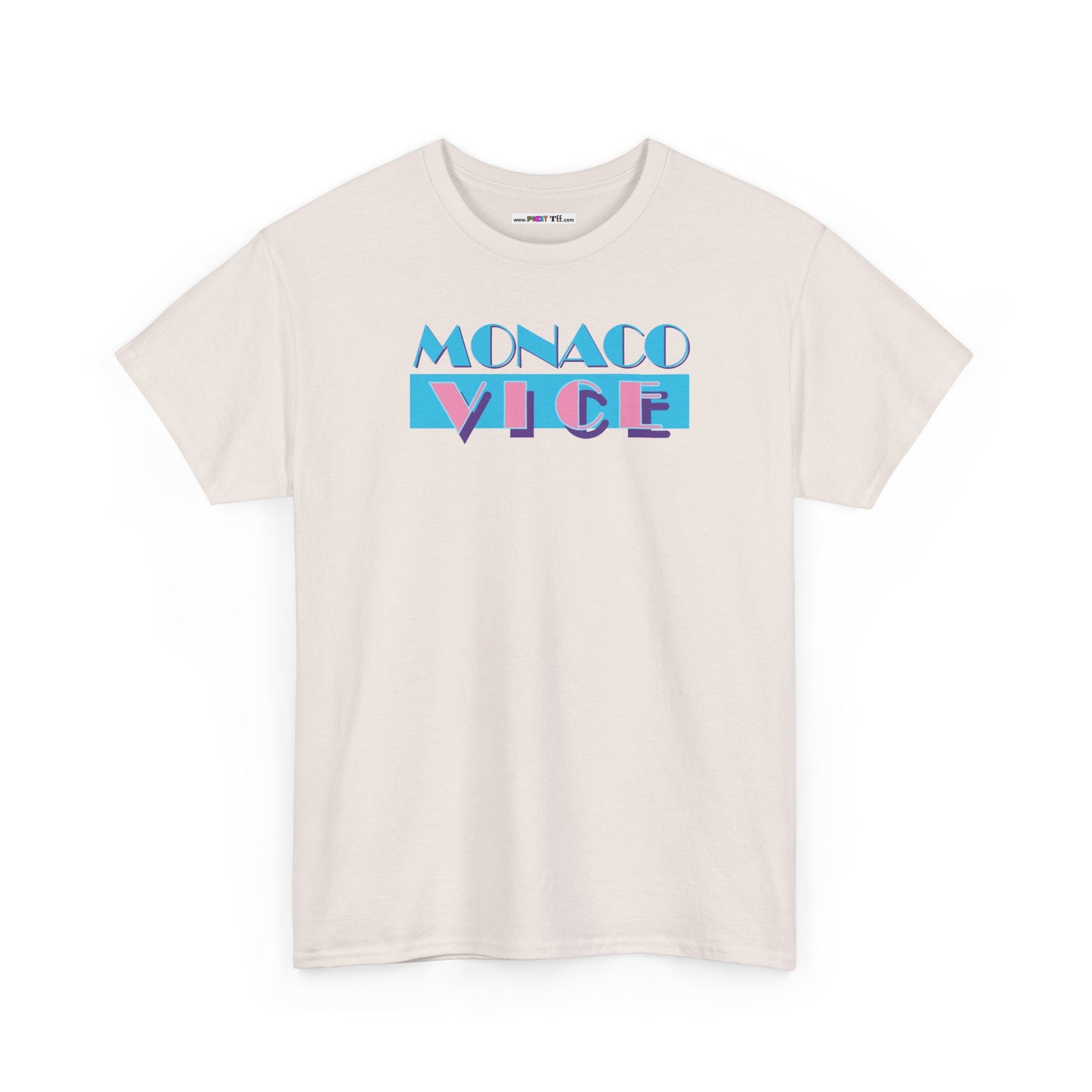 MONACO VICE Unisex Heavy Cotton Tee