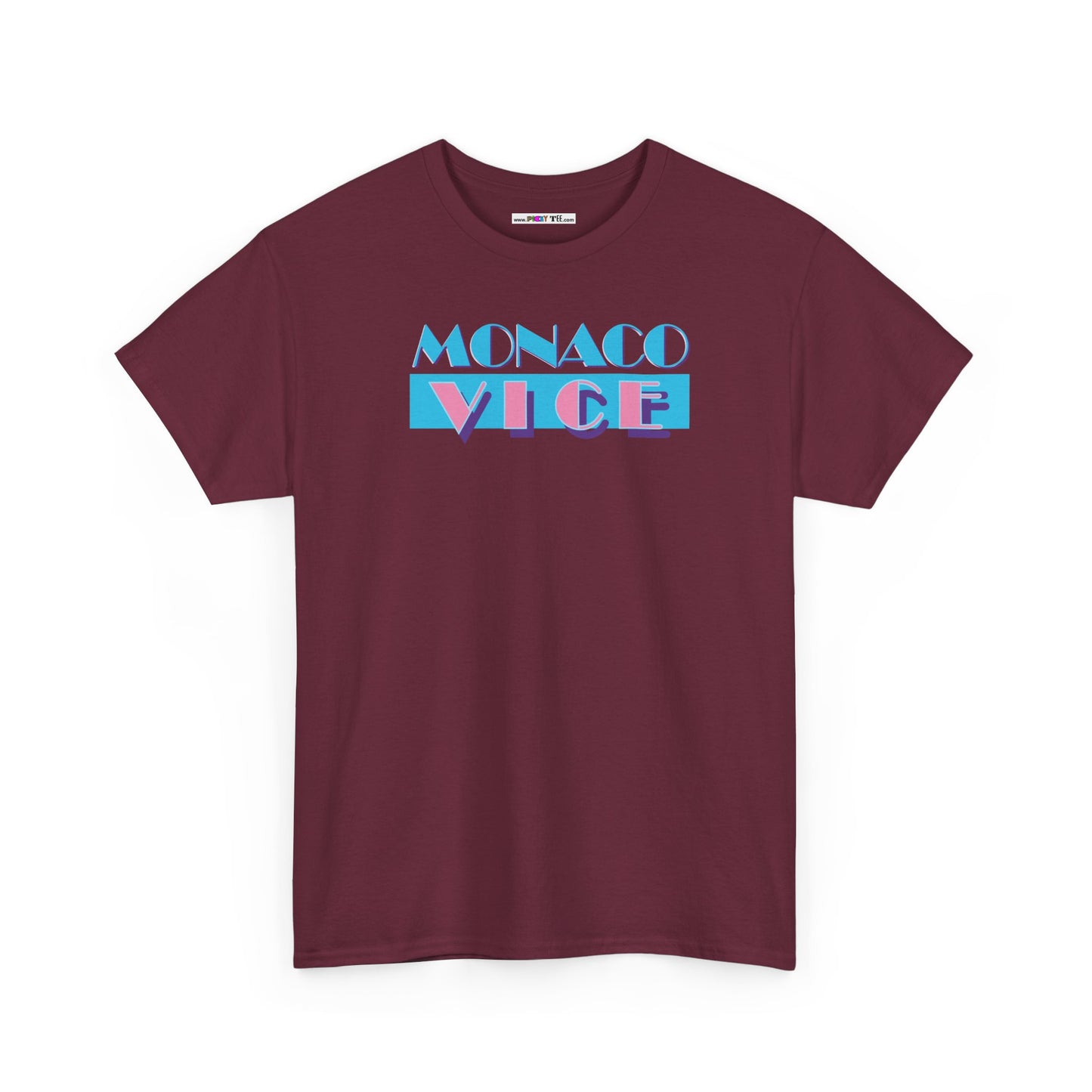 MONACO VICE Unisex Heavy Cotton Tee