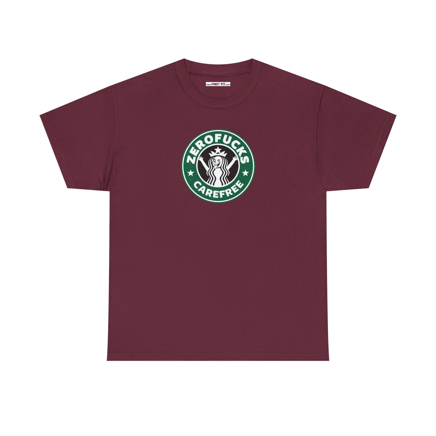 ZEROFUCKS CAREFREE Unisex Heavy Cotton Tee