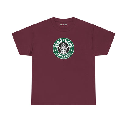ZEROFUCKS CAREFREE Unisex Heavy Cotton Tee