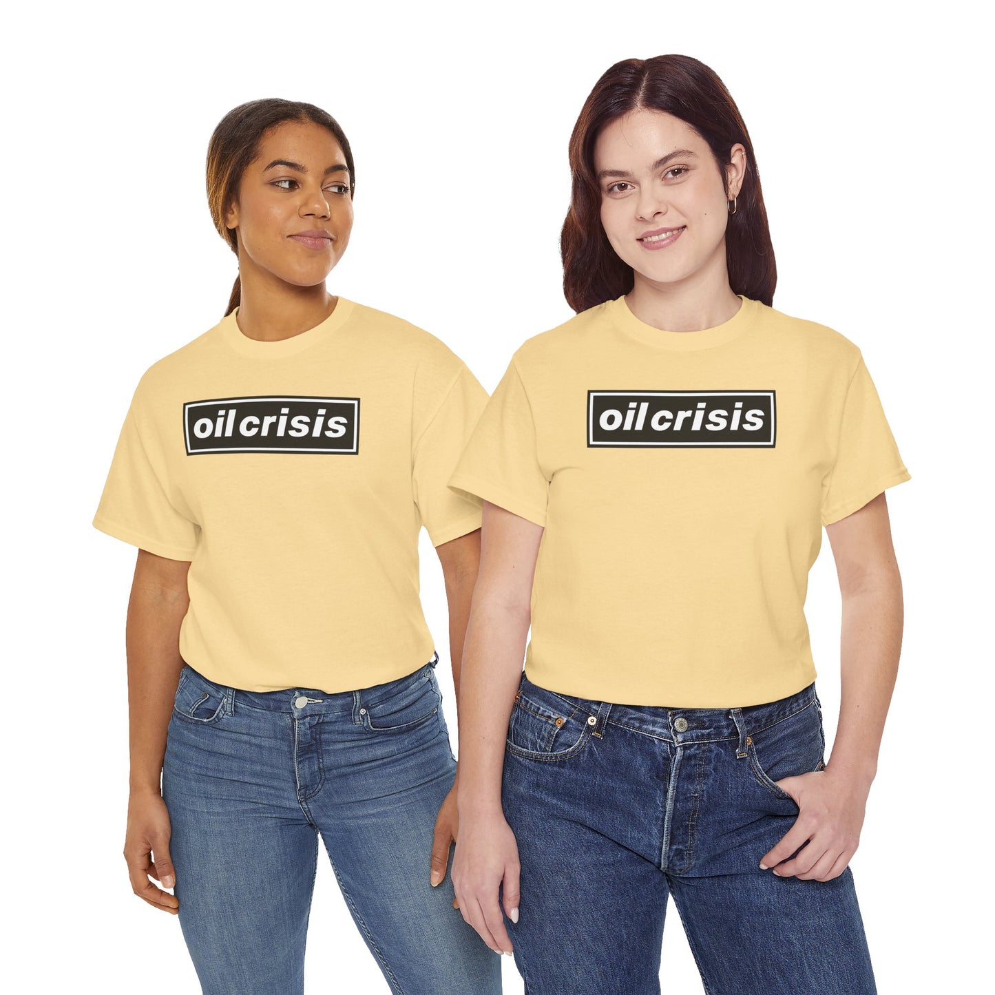 oil crisis/Foil THE crisis Unisex Heavy Cotton Tee