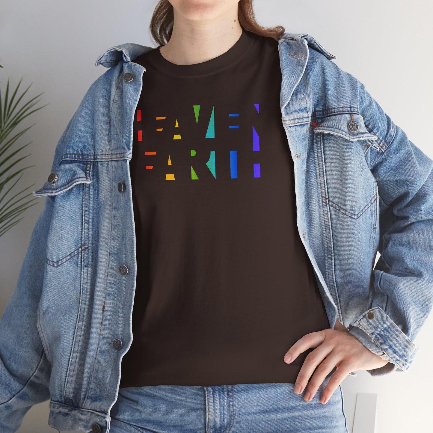 HEAVEN ON EARTH Unisex Heavy Cotton Tee — here now.